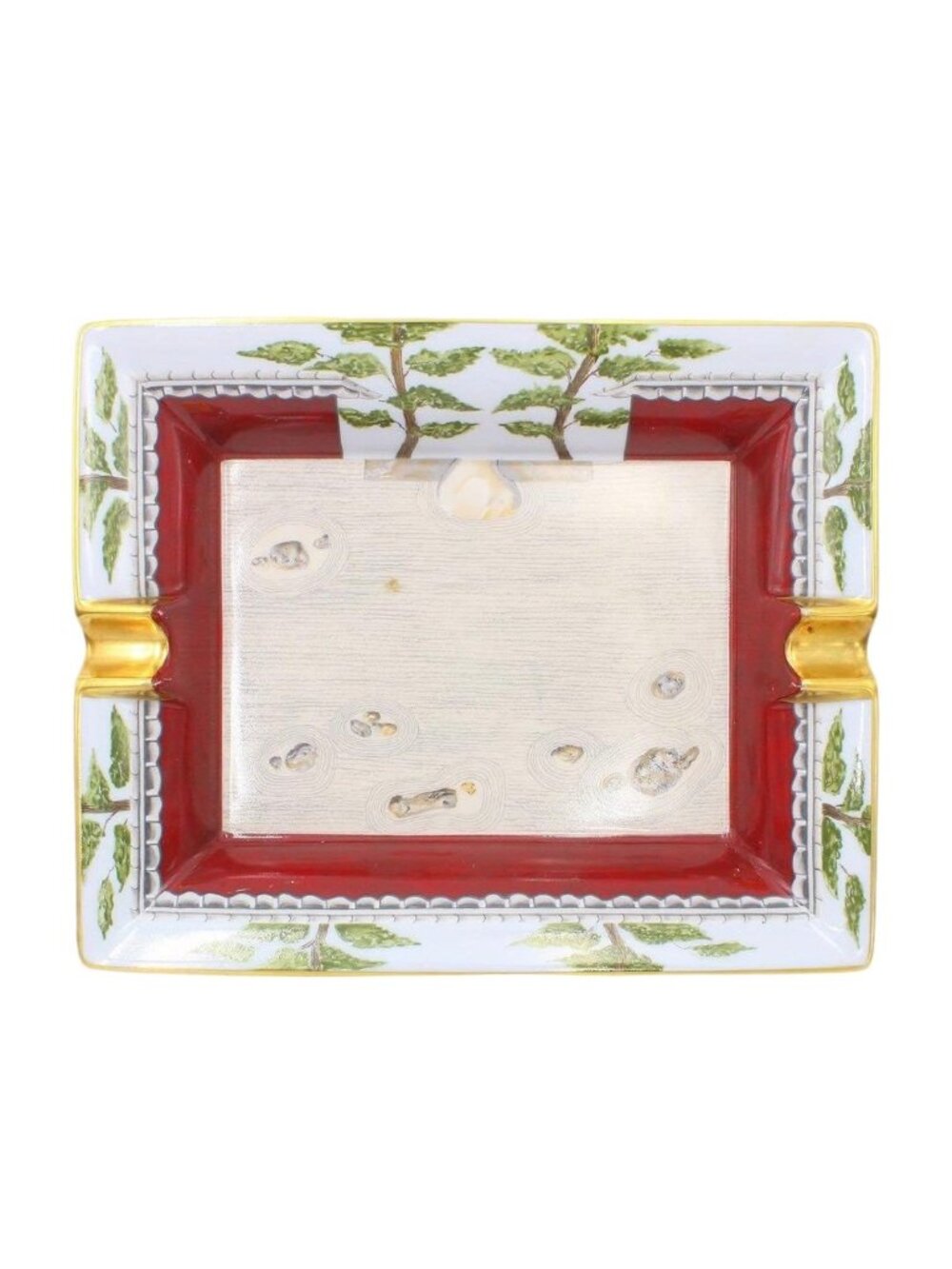 Hermes Ashtray Case White